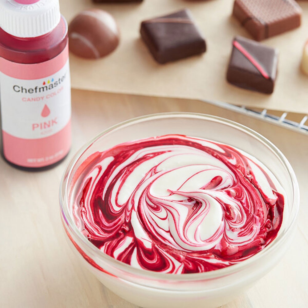 2oz Oil Based Chocolate Colouring - Pink